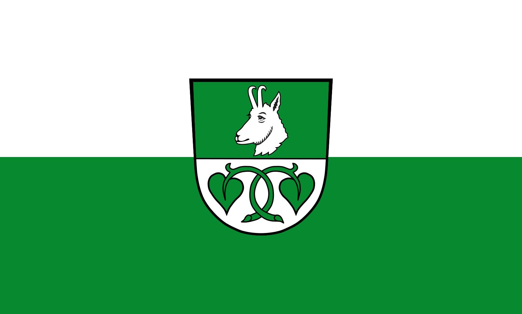 Drapeau paysage Kreuth grand format 1.35m² avec finitions robustes pour mât