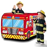 deAO Pop Up Play Tent for Boys and Girls Outdoor Activities for Children and Kids Parties (Red)