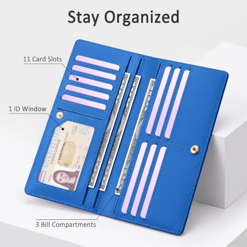 Image of Tipmile Slim Wallet for Women, RFID Blocking Credit Card Holder