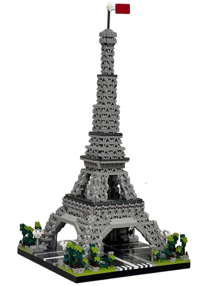 Image of Bestie toys Building Blocks Architecture Eiffel Tower Micro Mini Block Set World Famous Architectural Model 3D Puzzle Toys Gifts for Kid and Adult 3000 Pieces