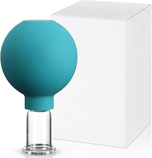 Nuanchu Taza de ventosas faciales de vidrio c...