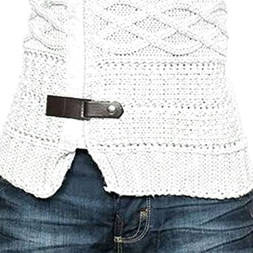 Men's Turtleneck Full Zip Stylish Sweater Cable Knit Slim Fit Comfort Sweater Casual Cardigan Winter Warm Sweaters 5