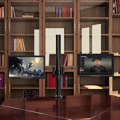 Vemount Supporto da tavolo per 2 × Monitor TV