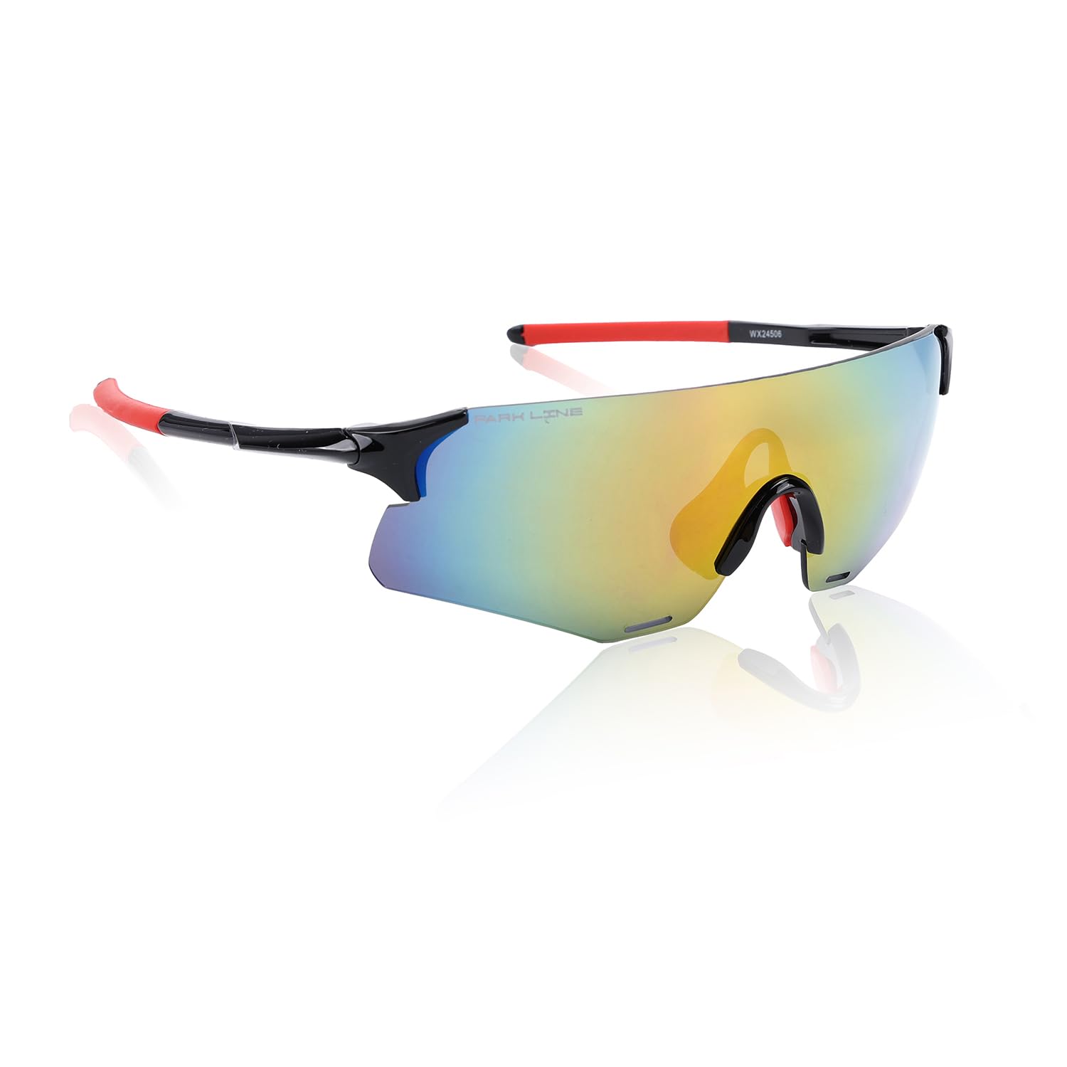 Sport Forest Sports Sunglasses | UV Protection & Anti-Glare Goggles for Men | Lightweight Polycarbonate Frame | Cycling, Running, Driving & Outdoor Use (GOLD-BLACK, Free Size)-image-43