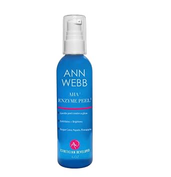 AHA Enzyme Mask Peel - Natural Fruit Enzyme Peel for Face to Brighten Complexion and Exfoliate Skin with Natural Glow, 6oz