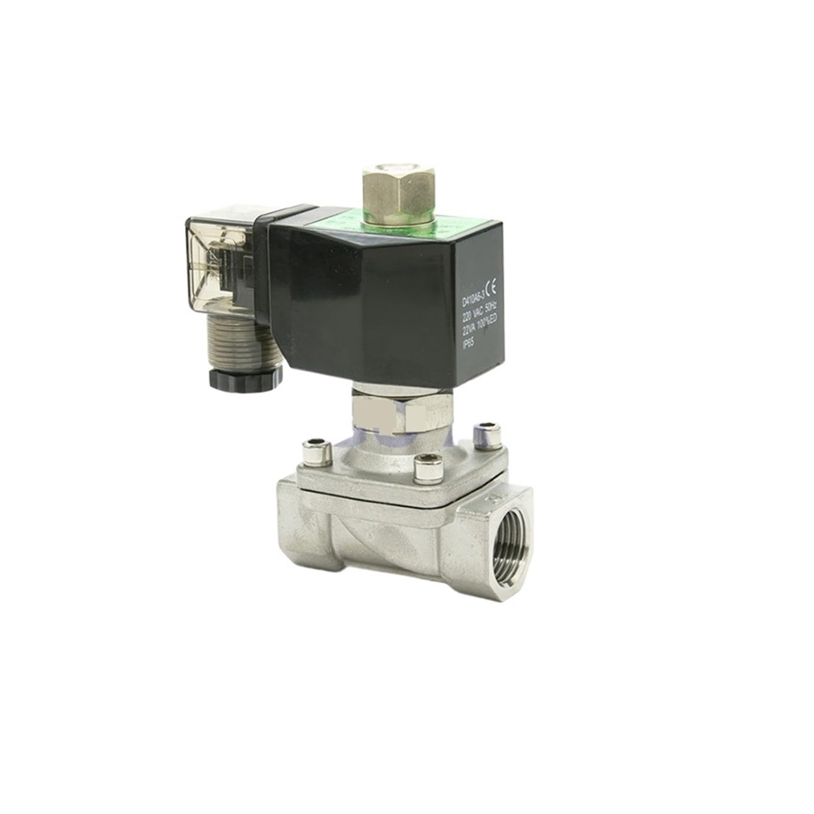 Électrovanne normalement ouverte SPX-15K 1/2 pouce inox 304 eau