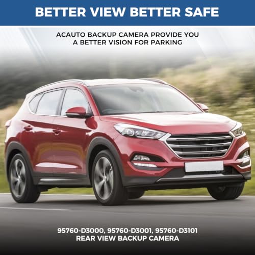 Image of Rearview Backup Camera OE: 95760-D3000 Fit for Hyundai Tucson 2016-2020 | ACAUTO Rear View Backup Carmera OE: 95760-D3000, 95760-D3001, 95760-D3101