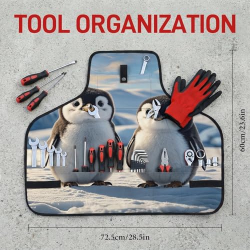 Delantal para Herramientas con Diseño de Pingüinos miniatura 2