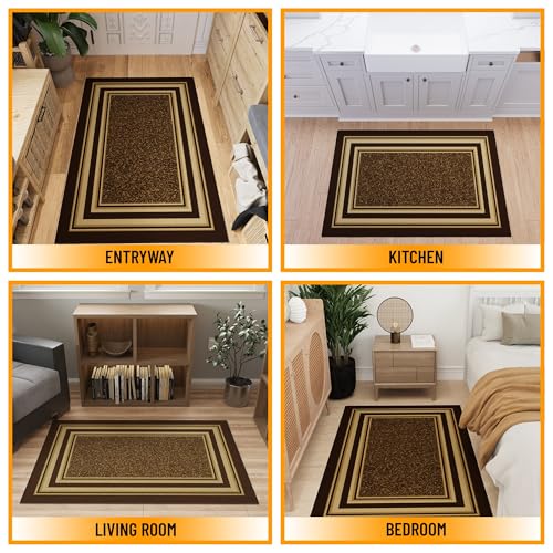 Tapete Ottomanson 3'3" x 4'7" con base antideslizante miniatura 3