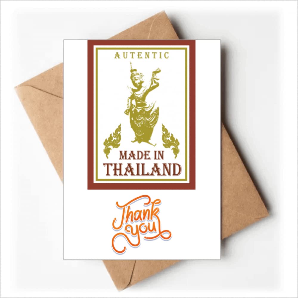 Thailand Culture Thailand Post Thank You Cards Envelopes Blank Note
