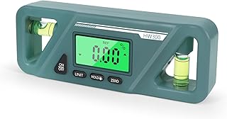 Rehomy Digital Torpedo Level and Protractor 4x90 Degree Angle Finder Measuring Tool Vertical & Horizontal Magnetic Level Tool