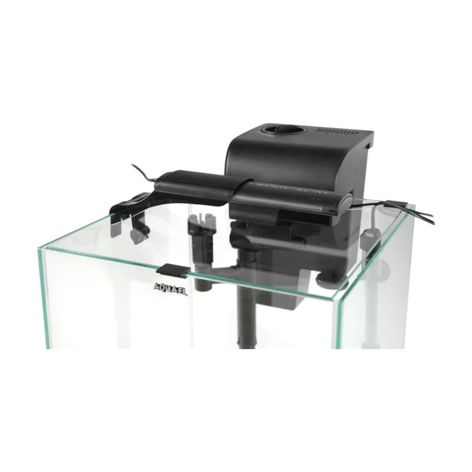 Aquael Fish & Shrimp Set Duo 35 2.0 Akwarium 49L Czarne – LED Plant & Night, Filtr Kaskadowy, Grzałka 50W, 35x35x40cm