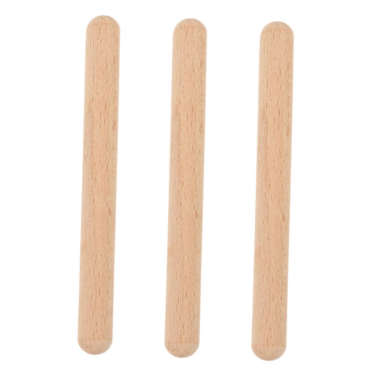 BESPORTBLE 3pcs Beech Erhu Mutes Durable Practice Accessories for Sound Control Khaki Erhu Silencers for Volume Reduction Easy Installation Material