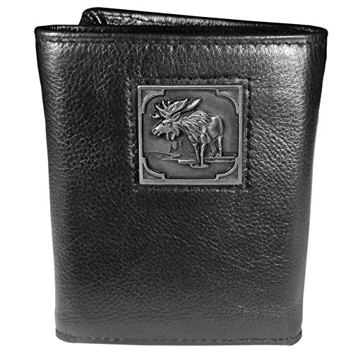 Leather Tri-fold Wallet - Moose