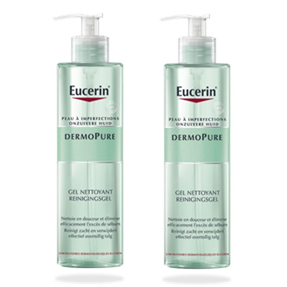 Eucerin DermoPure Gel Nettoyant Lot de 2 x 400 ml