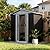 Patiometh Outdoor Sheds 5FT x 3FT Outdoor Storage, Metal Anti-Corrosion Utility Tool House with Lockable Door & Shutter Vents?Outdoor Waterproof Garden Tool Metal Storage Sheds ?Grey?