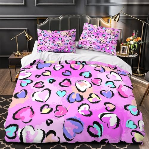 Housse de couette super douce 135x200cm finition fermeture éclair