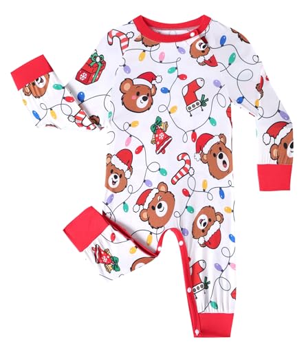 Image of Family Christmas Matching Set, Soft Lightweight Bamboo Viscose Holiday Wear Sets for all family members