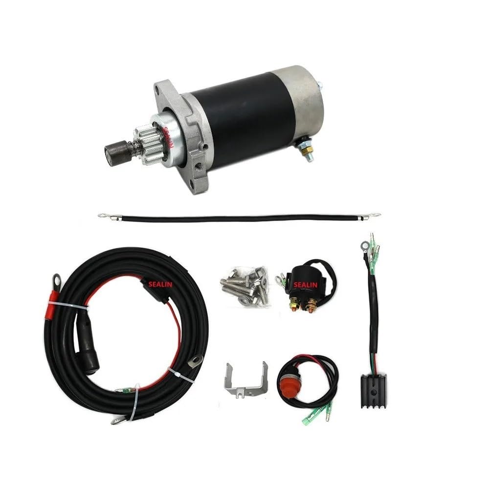Elektrostarter-Kit 6DR-W8180-11-00, kompatibel mit YAMA 4-Takt F6 F8 F9.9 8 PS 9,9 PS, Bootsmotorteile