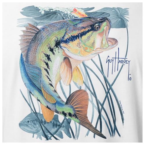 Guy Harvey Men’s Short Sleeve Lightweight Cotton Fishing Graphic T-Shirt3