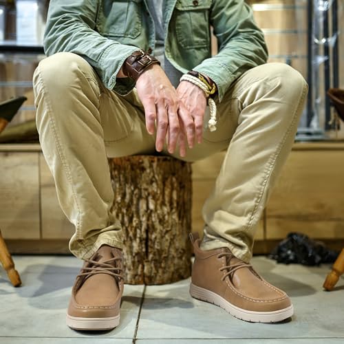 shoeslocker Casual Mens Loafers Shoes Chukka Ankle Boots Slip-on Lace Up2