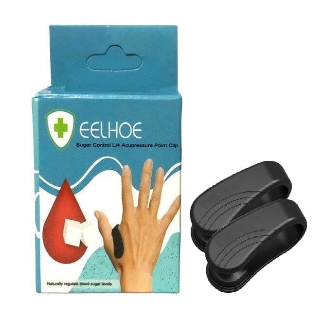 Acupression Pack of 2 Sugar Control Acupressure Clip for Diabetics Sugar Control LI4 Acupressure Point Clip Headache Relief Products Migraine &Tension Relief (PACK OF 2)