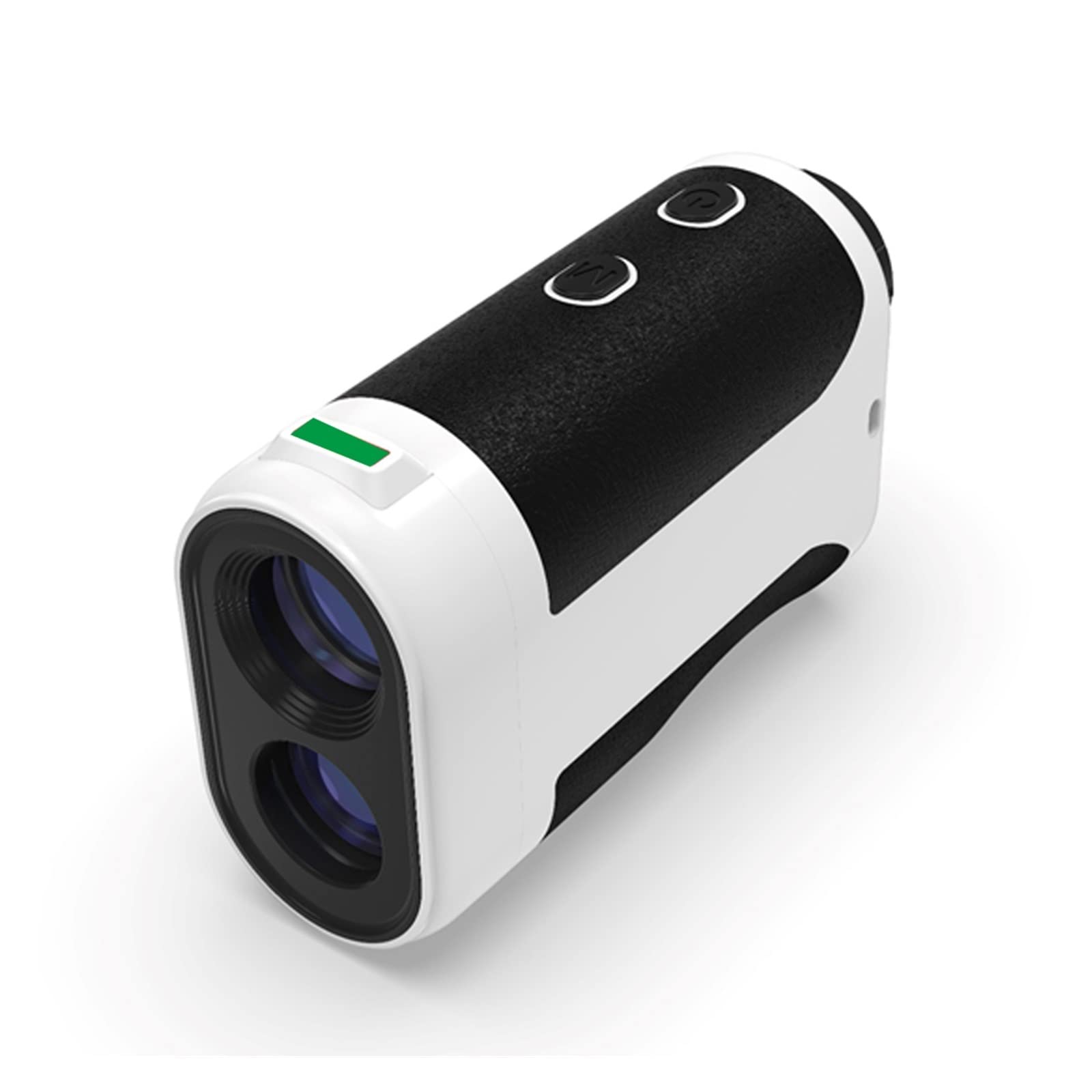 Medidor de Superficie terrestre Telémetro láser de Golf Recargable con Carga USB de 1000M y 1200m con medidor de Distancia de Pendiente NO/Apagado para Terreno montañoso(Top White,1200m)