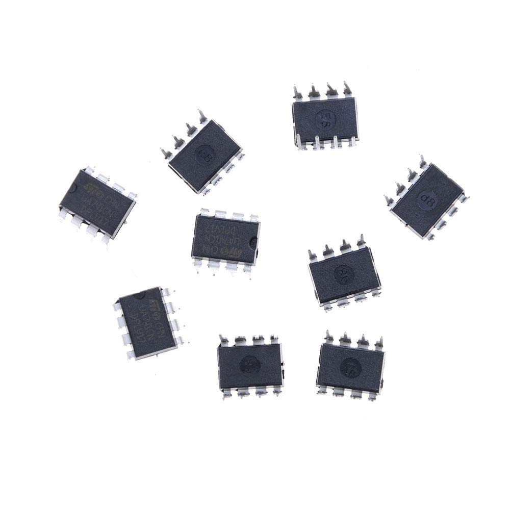 Amazon.co.jp: 新 10 ピース UA741CN LM741 741 オペアンプ