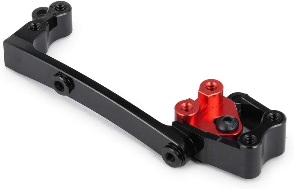 RC Metal Servo Bracket, Steering Servo Aluminum Alloy Mounting Bracket Compatible with 1/10 Axial SCX10 II 90046 RC Crawler Car Servo Upgrade Spare Parts