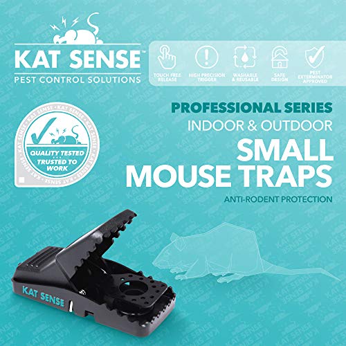 Kat Sense Humane Mouse Traps That Work Better Indoors, No See Kill Snap