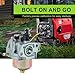 Harbot Carburetor for Harbor Freight Chicago Predator 4000 3000 3050 3200 4375 Watts Generator Powered by A 212CC 208CC 7HP 6.5HP Engine Parts with Fuel Filter Spark Plug