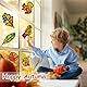 Herbst Basteln Kinder, 12 Stück Herbst Bastelset Kinde, Herbstdeko Basteln Bastelvorlagen Herbst Fensterbilder Herbst Bastel, Kreativsets DIY Bastelset Blätter Deko Kinder Geschenk