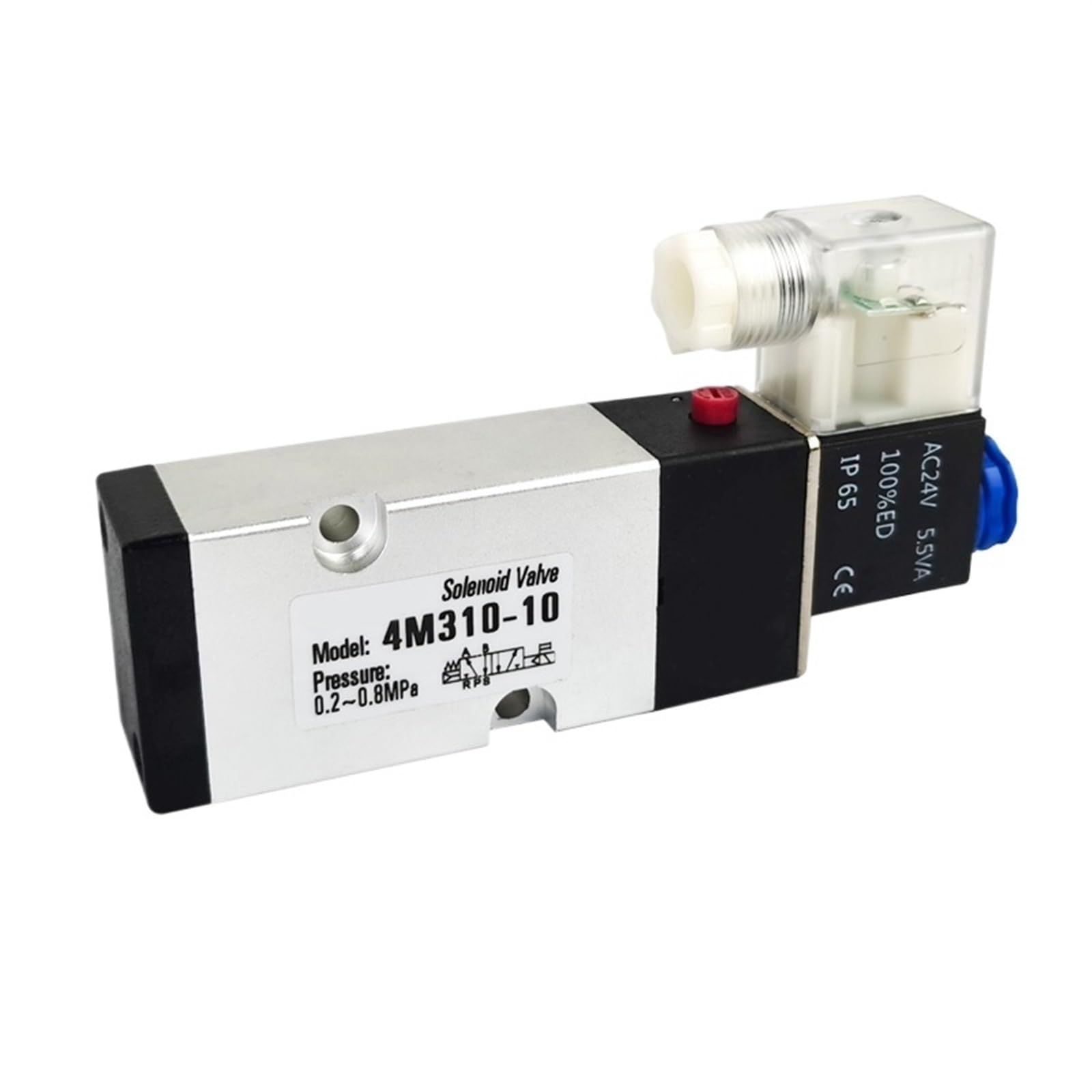 Électrovanne 4M310-10 pour automatiser un vérin pneumatique double effet