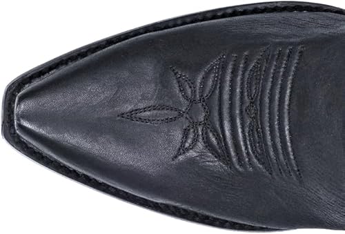 Miniatura 4 de Dan Post Botas Para Mujer Jilted Bordado Snip Toe Vestido Botas Sobre la Rodilla Tacón Alto 3 "Y Más - Negro, Negro -