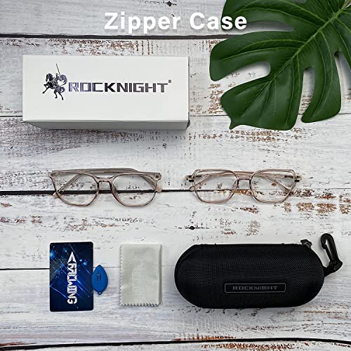 Image of ROCKNIGHT blue light glasses for women anti eyestrain headache,2 pack for computer gaiming tv and phones