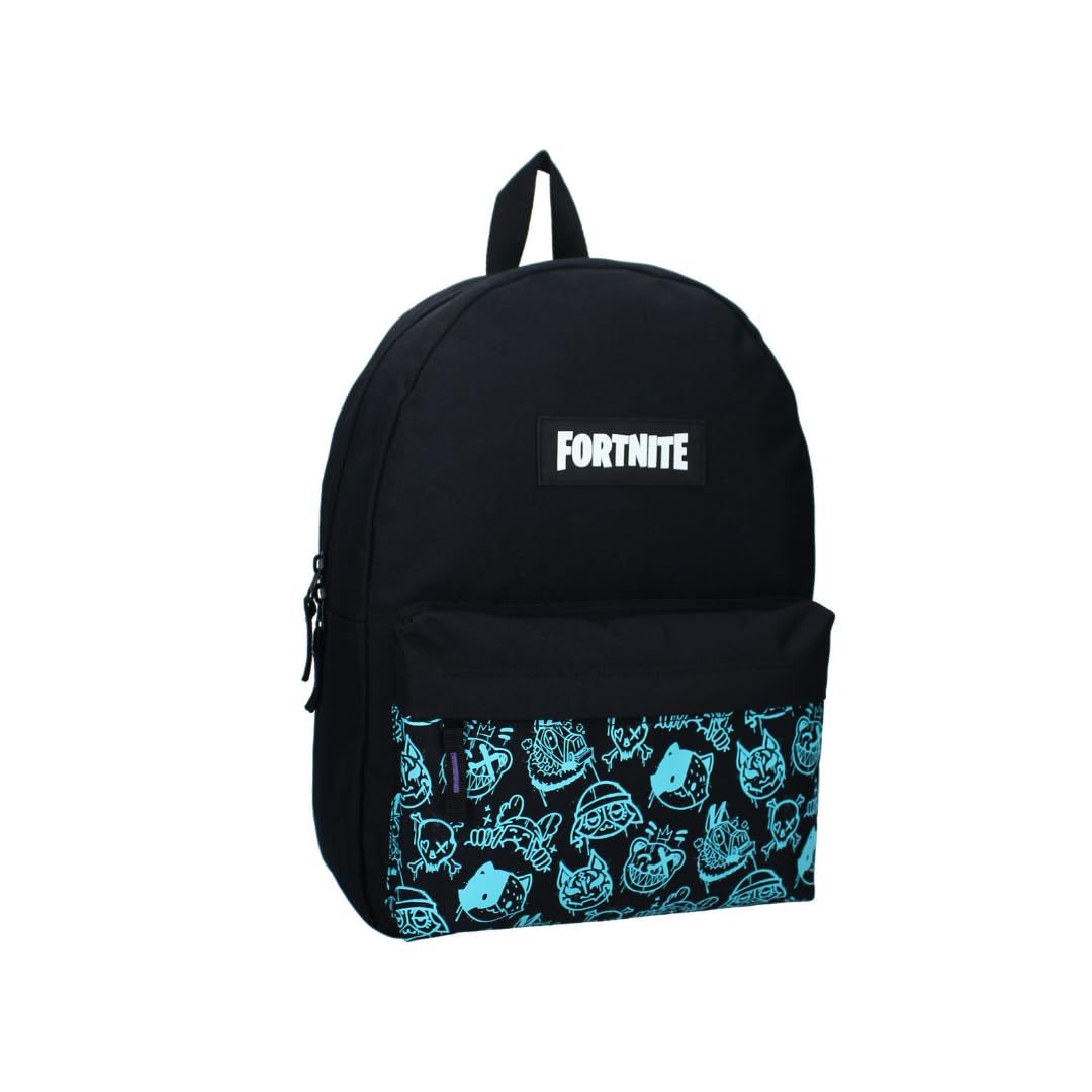 mybagstory - Backpack for boy black - kids - school - kindergarten - kindergarten - school bag boy - 39cm - gift idea, Fortnite - black, Enfant, Fortnite - black, Enfant