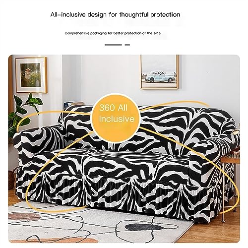 Printed Sofa Cover for 1/2/3/4 Seater Furniture Blue Deer Design Stretch Slipcovers Armchairs Universal Recliner Chair Covers Protective Corner 190 230cm - Image 2