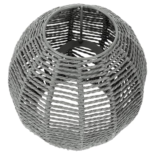 NOLITOY 編織ランプシェード 麻紐編みペンダントライトカバー シャンデリア用吊り下げ灯飾 リビング 寝室 カフェ バー対応交換用照明器具