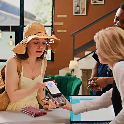 Banuce Full Grains Italian Leather Long Bifold Wallet for Women Large Capacity Clutch Purse ID Window 13pcs Card Holders Red3