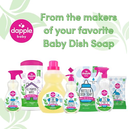 Dapple Bottle & Dish Foaming Power Spray, Fragrance Free, 16.9oz - Pack of 2 by Dapple - Image 9