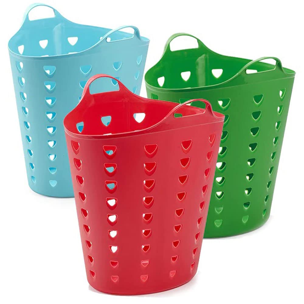 Cesta Polipr.​Flexib.​perforada Big Open 60 litros Assort.