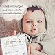 Gästebuch-Karten zur Taufe, Babyparty oder Baby-Shower im Greenery-Design, Set mit 10 Karten