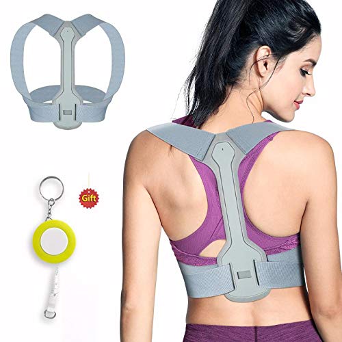 Posture Corrector, Adjustable Back Support Posture Correctors, Provide Shoulder, Neck and Back Posture Adjustment and Effectively Relieve Pain for Men and Women (L)