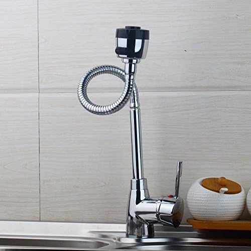 Miniatura 4 de yanksmart (TM) giro de 360Grado Spray llave de la cocina llave de agua caliente y fría Mezclador llave Monomando de fregadero de cocina con