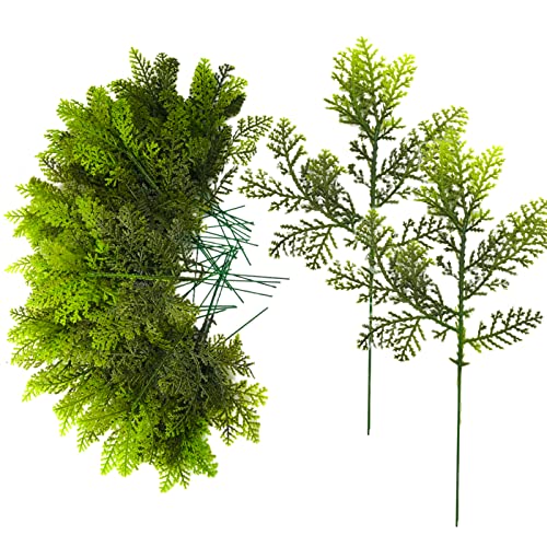 Dennentakken voor Kerstmis, 36 stuks Kunstmatige dennentakken, kunstmatige dennentakken DIY-accessoires voor kerstsimulatie Dennenboom kunstmatig