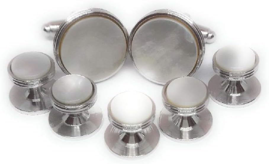 Mother of Pearl Cufflinks and Studs