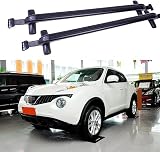 2 Piezas Coche Barras de Techo Portaequipajes para Nissan Juke 2010-2023, Coche Bacas Barra Transversal Portaequipajes para Viaje Carga Transporte Accesorios