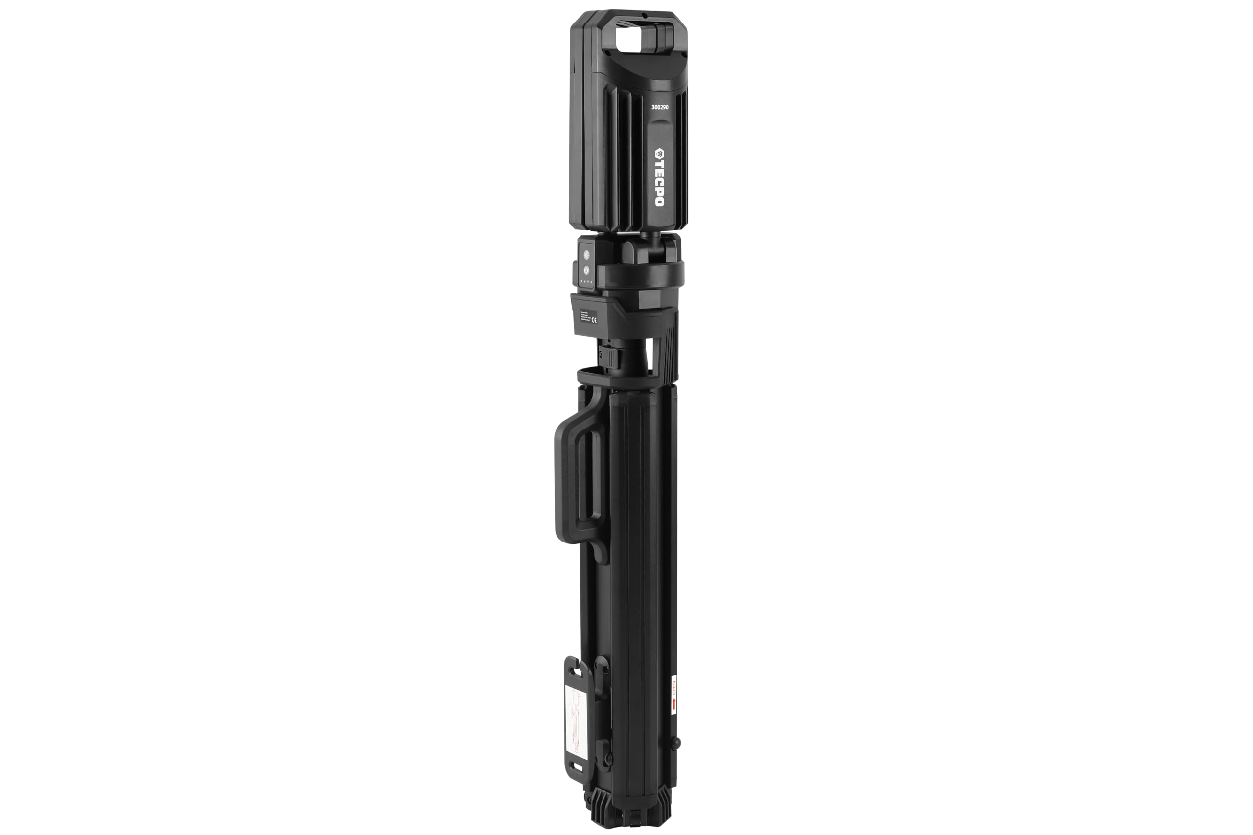 TECPO Foco de trabajo LED Duo de 5000 lúmenes, inalámbrico, con batería y trípode, alcance de hasta 90 m, 7000 K