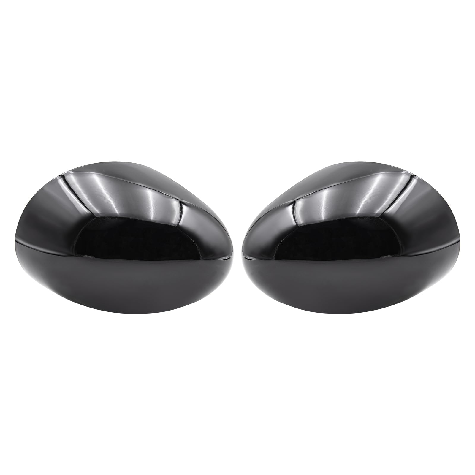 Gloss Black Door Wing Mirror Cover Cap Casing Fits For Mini 2014-2019 F55 F56 F57 F60 LHD