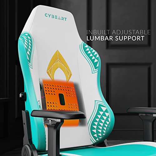 Image of CYBEART | Aquaman - DC Comics Gaming Chair | High Back - Ergonomic | Supreme PU Leather | 4D Arm Rest | Recline, Tilt & Adjustable Lumbar Support